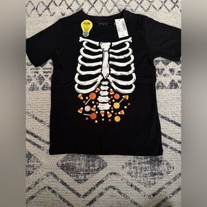 Toddler Skeleton Candy Costume T-Shirt, 5T-NWT